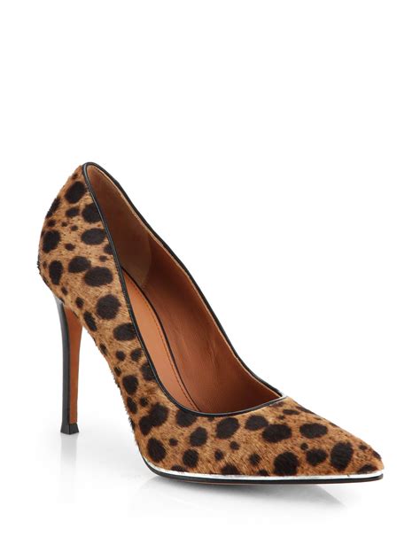 givenchy leopard-print calf hair pumps|Givenchy Leopard.